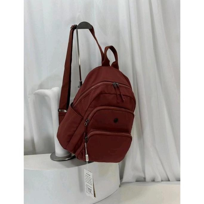 Tas Ransel Wanita Model Korea Kanvas 2030 - Muat Laptop, Anti Air - Sekolah Co