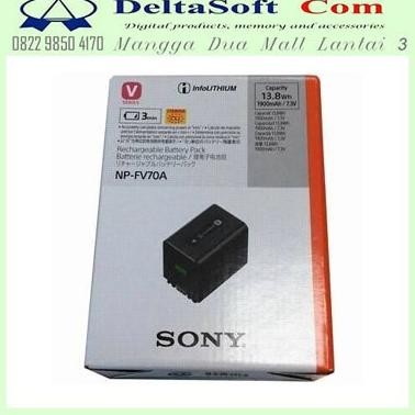 SONY BATTERY NP-FV70A (1900MAH ) ORIGINAL FOR HANDYCAM ORIGINAL DAN TERPERCAYA