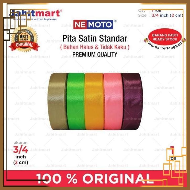 

[JTM] PITA SATIN STANDAR 3/4 INCH - 2 CM PER ROLL