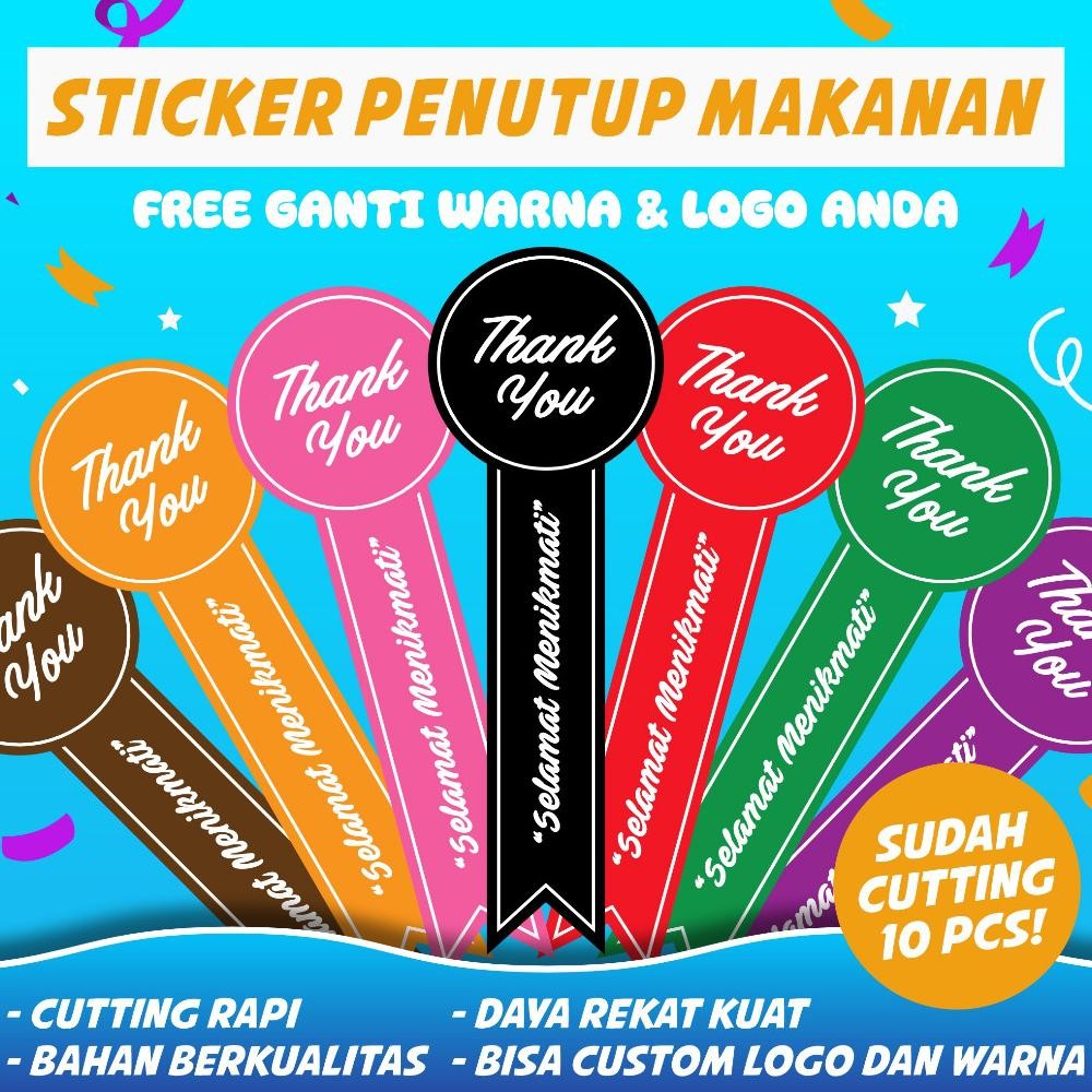 

Jg-8 (10 Pcs) Sticker Penutup Makanan / Setiker Segel / Stiker Seal Label / Stiker Botol / Stiker Belt / Stiker Toples High Quality