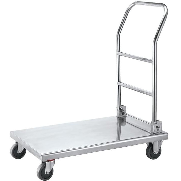 Foldable Trolley | Trolley Barang Stainless Steel 500 Kg Mutu FPT-500