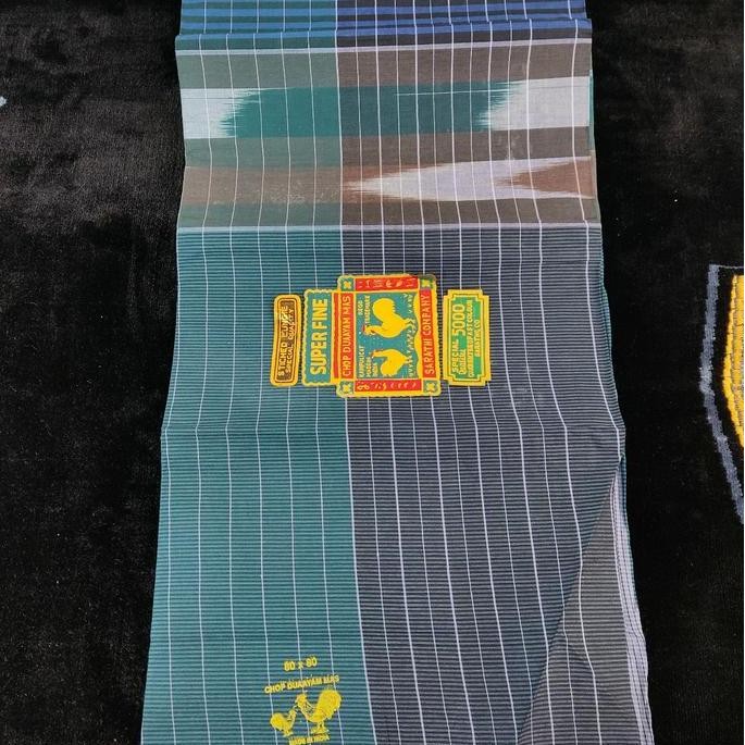 Murah Sarung Cap 2 Ayam Kain Warna&Putih