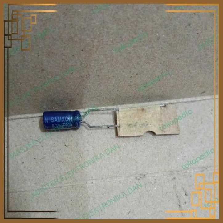 [MRD] 6669 kapasitor elco 0.33uf 0,33uf 0.33 0,33 uf 0u33 50v samxon korea