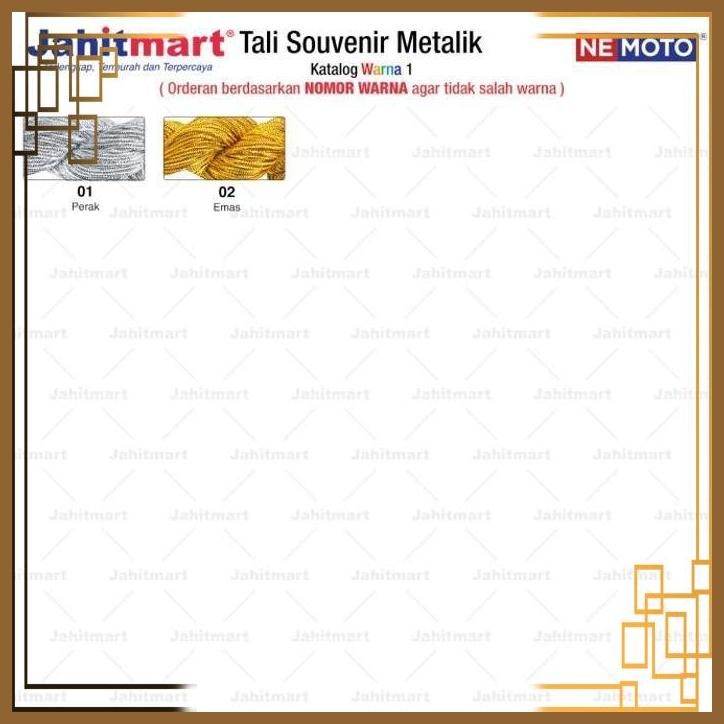 

[JTM] TALI SOUVENIR METALIK MERK NEMOTO - ROLL