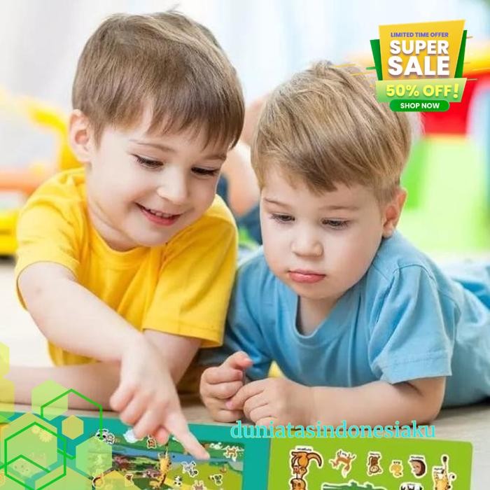 

BUKU STIKER ANAK REUSABLE STICKER DIY BAG STYLE BOOK STICKER DUNIATASINDONESIAKU KUALITAS TERBAIK