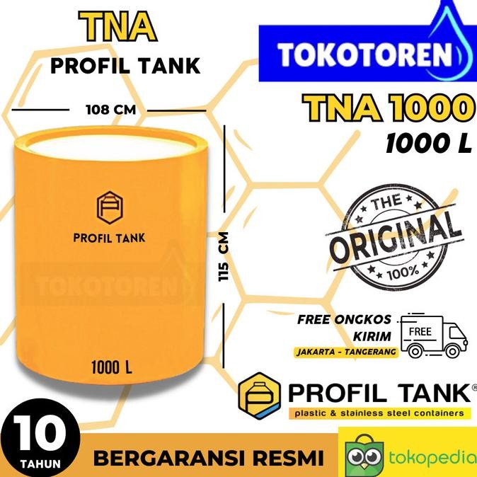 Miliki Profil Tank Tna 1000 Liter Open Top Tank Garansi Resmi