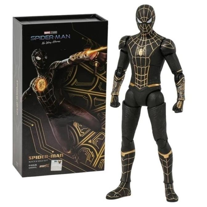 ZD Toys Spiderman No Way Home Black gold suit