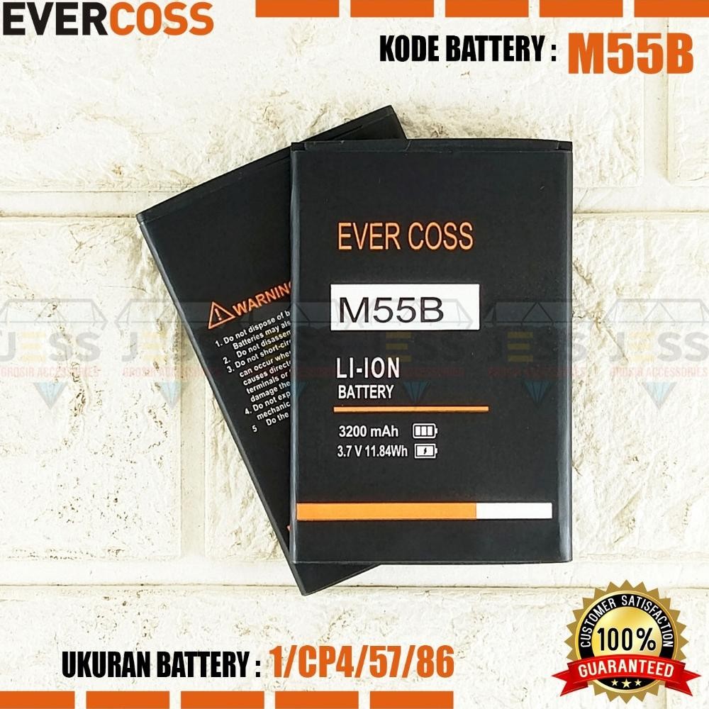 Terlaris! Baterai Battery High Quality Evercoss U6 Xtream 1 Plus / Evercross M55B Xtream 2 Pro / U6 