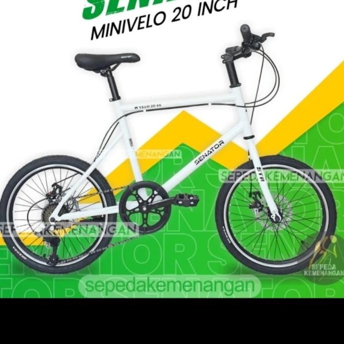Sepeda Minivelo Senator New 8 speed rem cakram murah