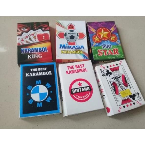 GB29 Biji karambol - koin karambol mika murah set banyak gambar Premium