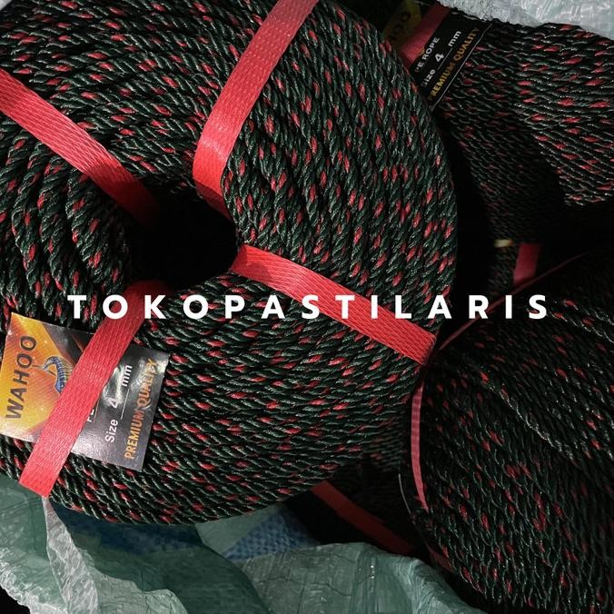 

Tali Tambang Plastik Roll 4Mm / 1,6Kg New Stok