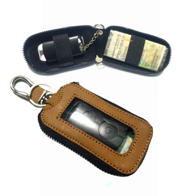 Dompet kunci motor remote keyless nmax kulit asli dompet stnk murah