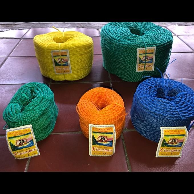 

Tali Tambang 4Mm / Tambang Pe 4Mm Columbus 150 Meter New Stok