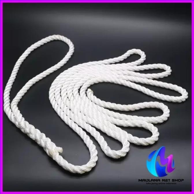 

Tali Tambang Nilon 6Mm Maulana Net Shop - Harga Per 1 Rol - Panjang 220M New Stok