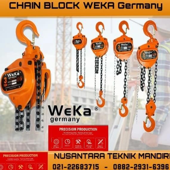 Takel 3Ton 5Meter Weka Germany ( Ada Certificate ) New Stok
