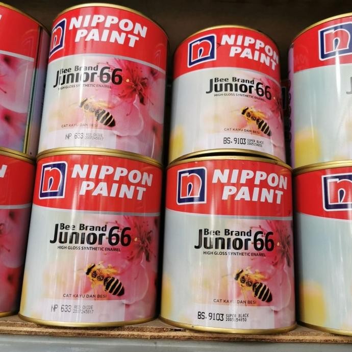 Diskon Cat Minyak Cat Kayu Dan Besi Nippon Paint Bee Brand Junior66