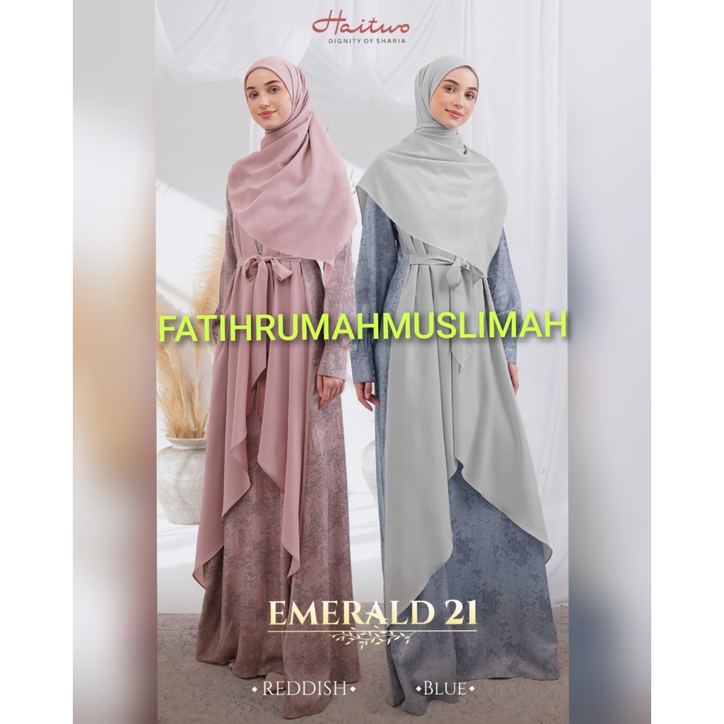 HAITWO / GAMIS DEWASA / GAMIS EMERALD 021 / EMERALD 021 / HAITWO