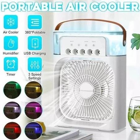 Ac Mini Portable Untuk Kamar Super Dingin Kipas Angin Kabut Humidifier HAR
