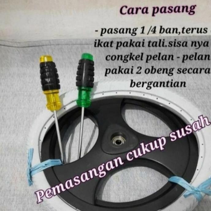 Ban Mati Kursi Roda Ukuran 16X1 75 Dan 16X1 3/8 Seperpat Kursi Roda New Stok