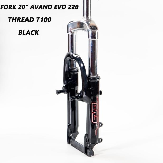 suspensi fork depan mtb 20 in avand coil evo avand T100 evo disk .