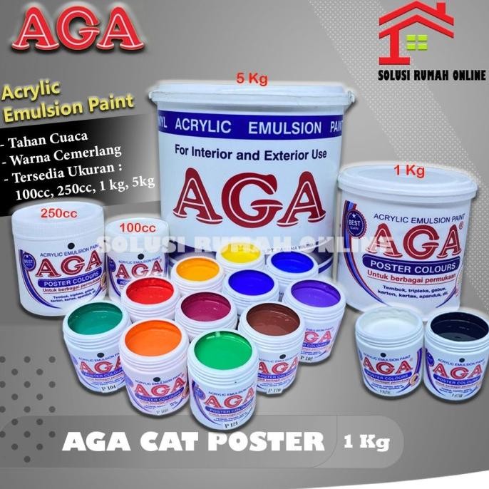 

Cat AGA Poster Acrylic / Akrilik / Dekor / Gabus Lukis 1 Kg YAN