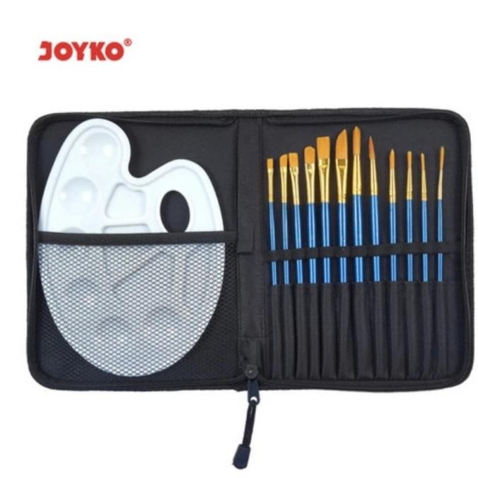 

Art Brush Set Alat Lukis Kuas Cat Air Minyak Acrylic Joyko BRS -7 YAN
