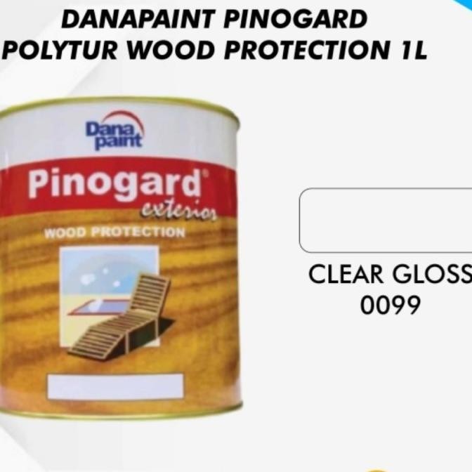 Miliki Politur Pinogard Cat Kayu Wood Paint 1 Liter - Clear Gloss 0099