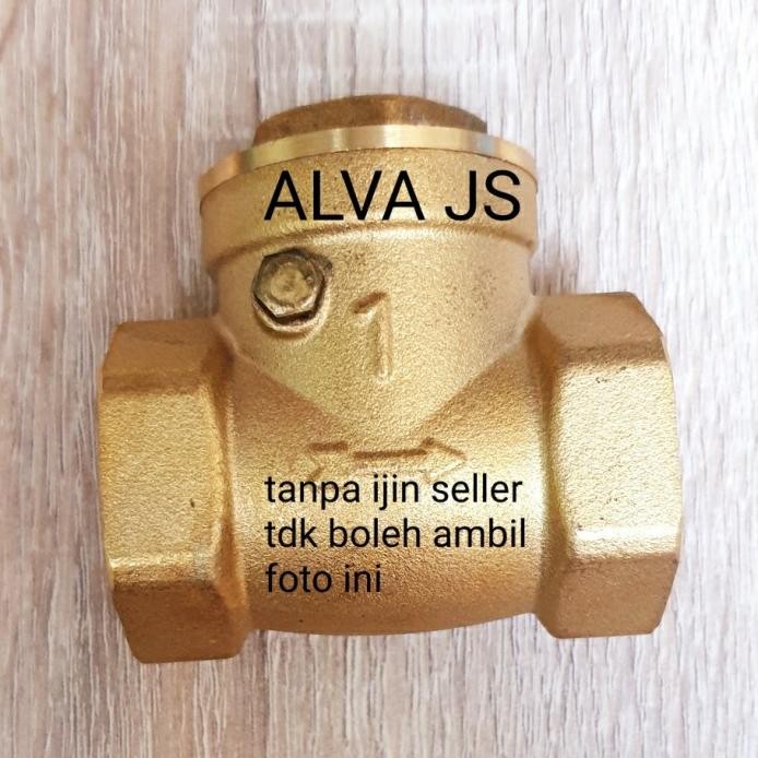 Klep Tabok Kuningan 1In/Swing Check Valve Kuningan /Klep Tabok Pompa Harga Khusus