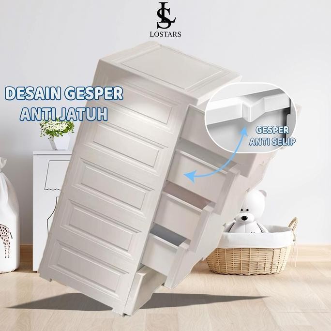 Lostars/ Lemari plastik anak/lemari plastik bayi/lemari pakaian anak/lemari anak premium/lemari baju