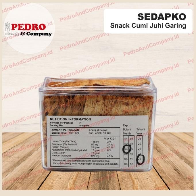 

Sedapko - Snack Juhi Garing Special/ Roasted Cuttlefish (175 Gr)