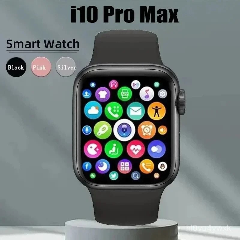 2025 New Smart Watch i10 Pro Max Series8 Smartwatch 1.8inch Bluetooth Call Heart Rate Women Men Seri