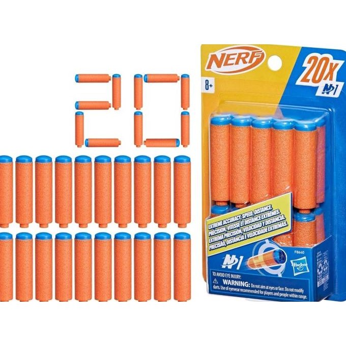 NERF N1 Refill Dart Peluru Mainan Isi 10/20/50 Pistol Mainan Nerf N Series Original Nerf