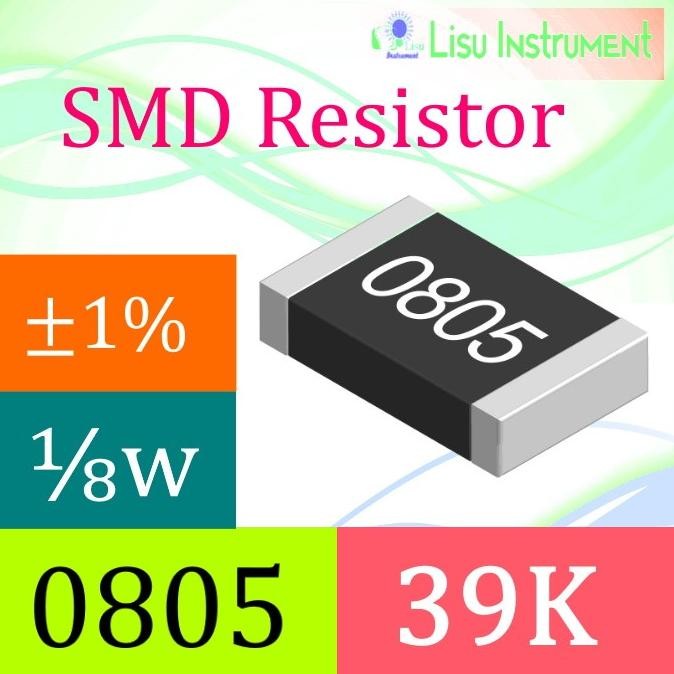 Update (10) 39K 0805 1% Thick Film Resistors SMD Chip Resistor 3902 393 39K lisu992 Segera Beli