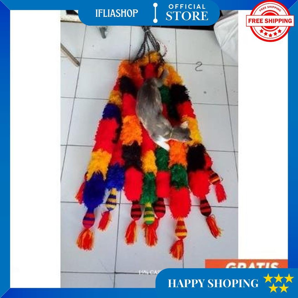 [Promo] Pecut Gombyok 2,5 Meter/Pecut Jaranan/Pecut Bopo