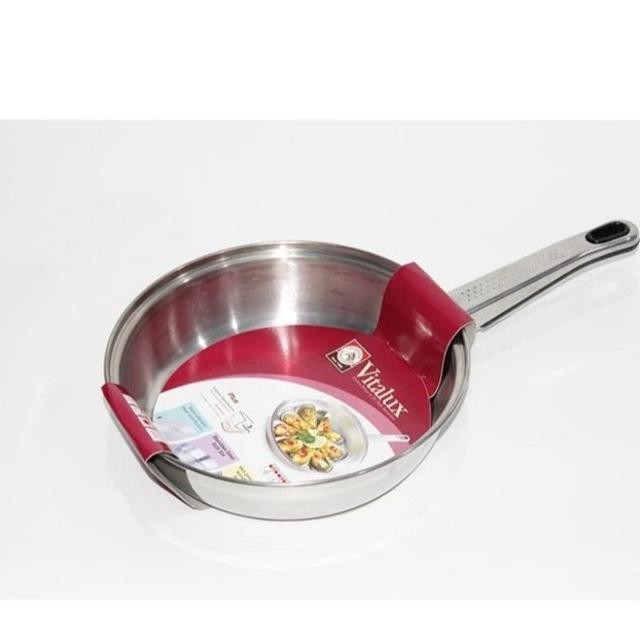 fry pan stainless sus 304 zebra