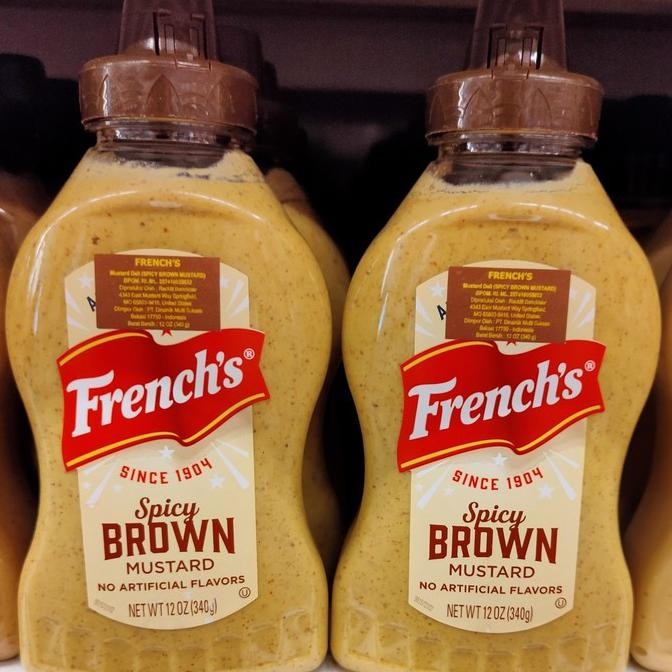 

French's Bold & Spicy Brown Mustard 340 gram | OLESAN | SAUCE | murah