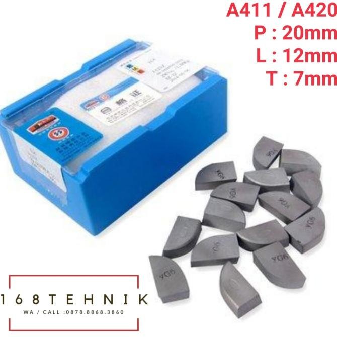 MATA PISAU WIDIA A420 / YG6 A420 KANAN KIRI / WIDIA YG-6 A420 / A420Z murah