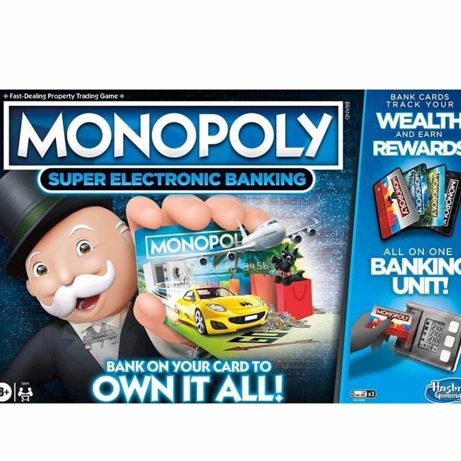 HOT SALE Hasbro Monopoly Super Electronic Banking