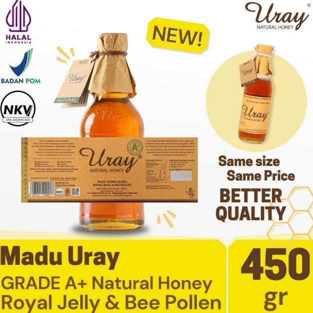 

Madu Uray - Raw Honey 450gr (330 ml) - Madu Murni Sehat - Madu Hutan - Madu Asli