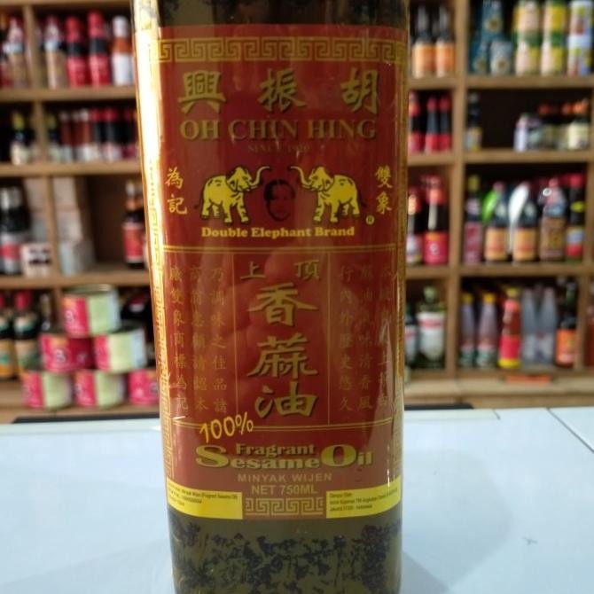 

Oh Chin Hing Sesame Oil Double Elephant Brand/ Mayu Gajah 750ml murah