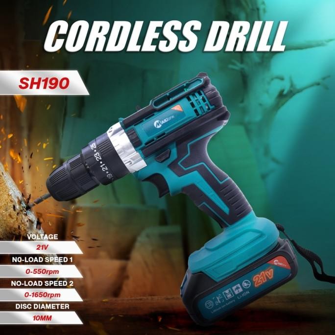 Mesin Bor Baterai Cordless Impact Drill Mailtank 32V SH-190 murah