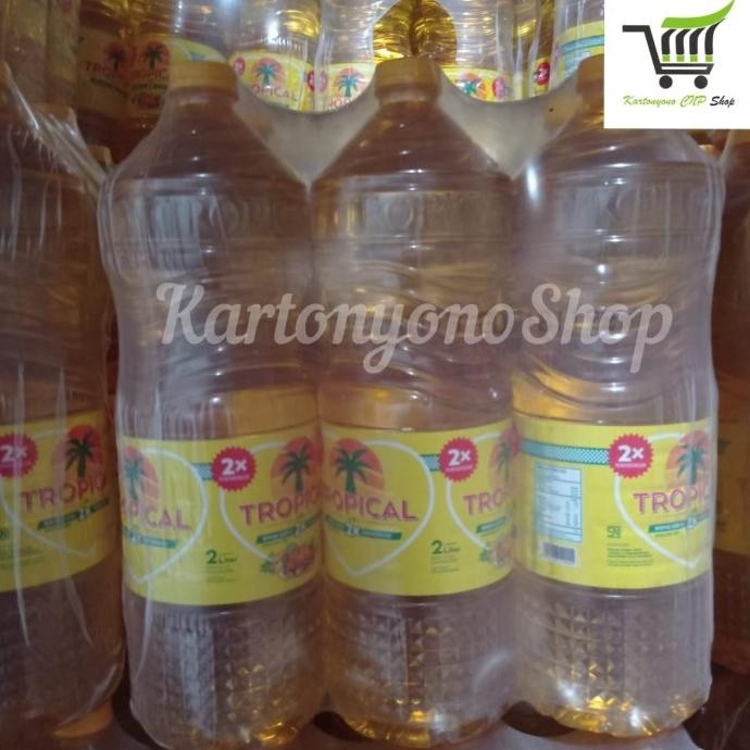 

Minyak Goreng Tropical Botol 2 liter Per Box isi 6 botol murah