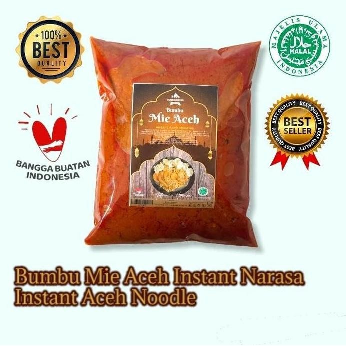 

BUMBU MIE ACEH INSTANT UK 500gr NARASA bumbu bmm murah