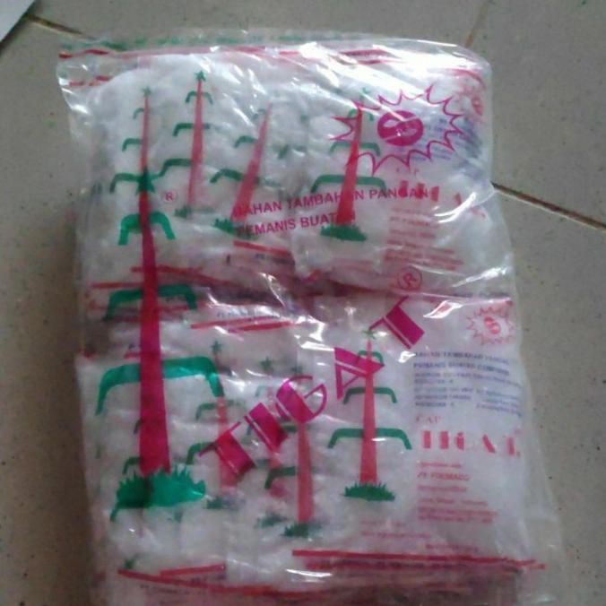 

sodium cap tiga tebu/pemanis 1pak isi 20 sachet murah