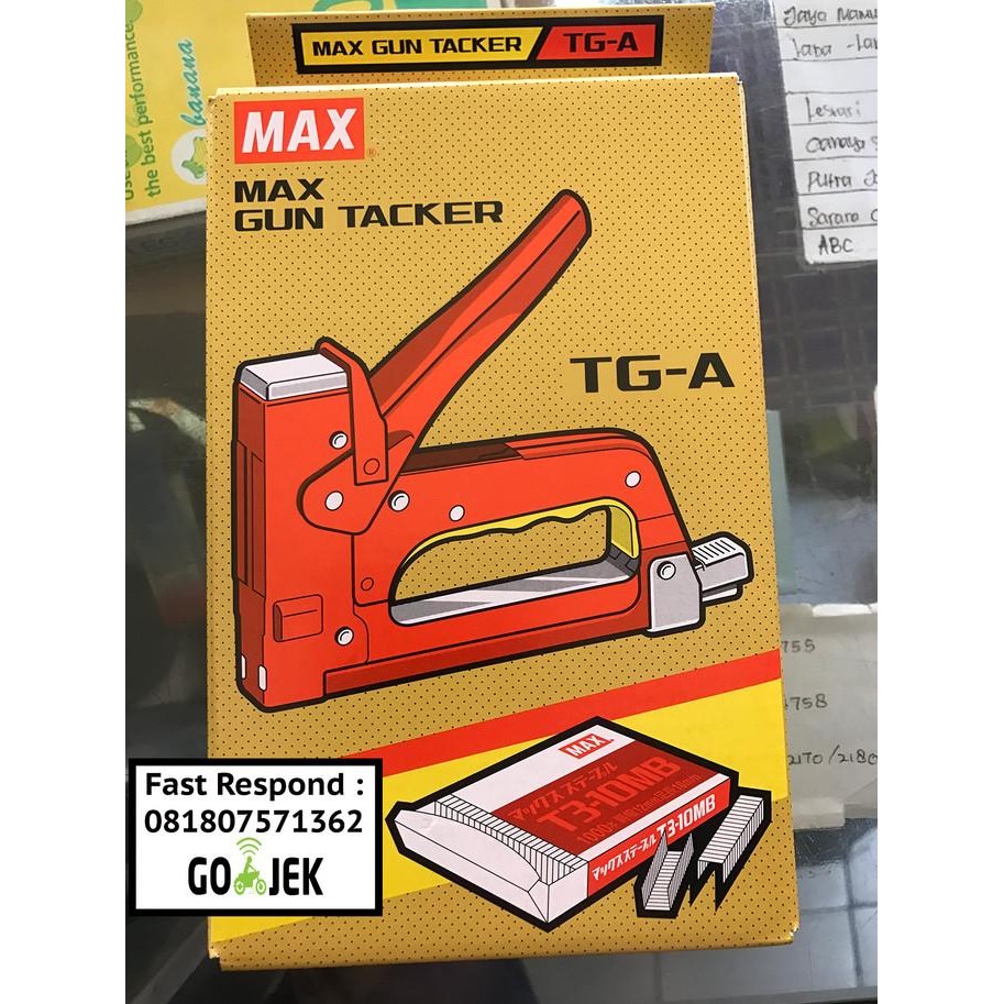 

gun tacker TGA max (JAPAN) stapler tembak murah