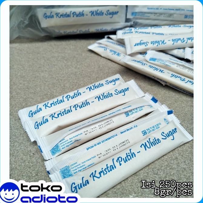 

MURAH Gula Kristal Putih / White Sugar / Gula Putih / Gula Hotel - 8gr murah