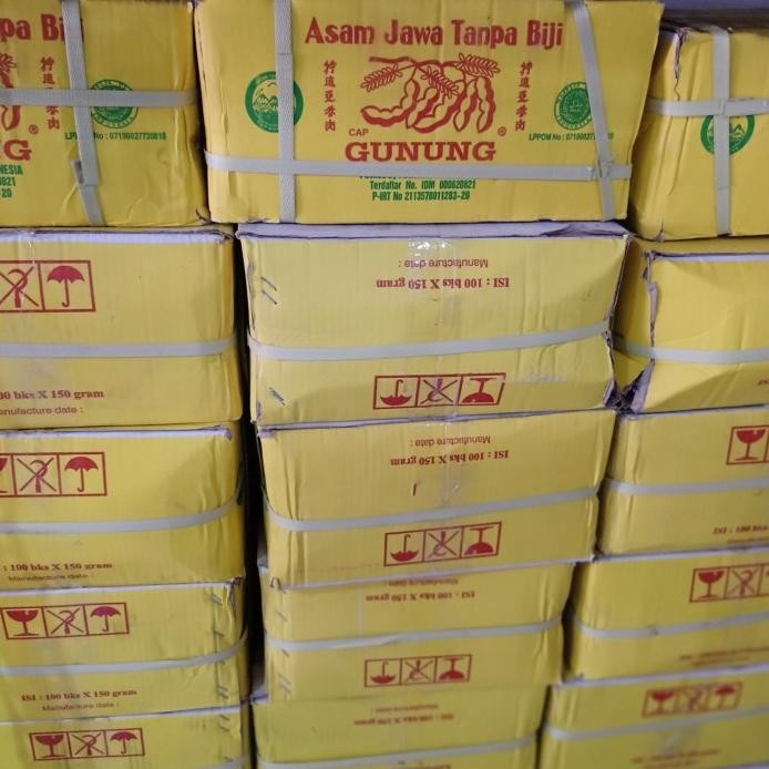 

ASAM JAWA TANPA BIJI CAP GUNUNG 1 DUS / 100 PCS murah