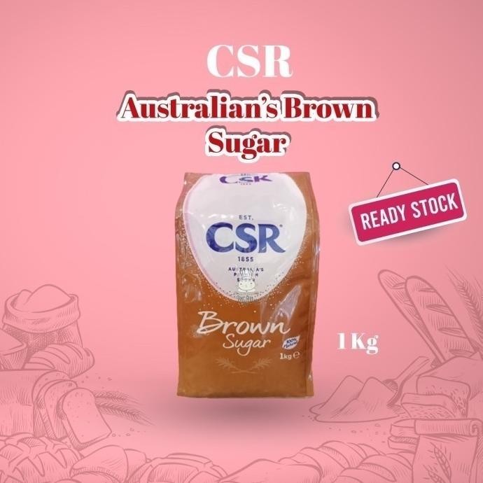 

CSR BROWN SUGAR / AUSTRALIAN'S PREMIUM BROWN SUGAR 1 KG murah