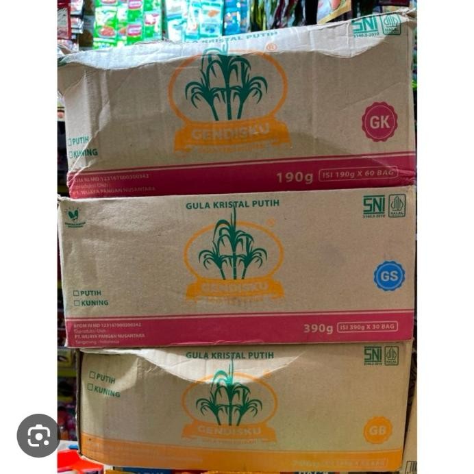 

Gula pasir kemasan Gendisku 785gr 1 karton gula pasir harga ekonomis kualitas terjamin lengkap murah