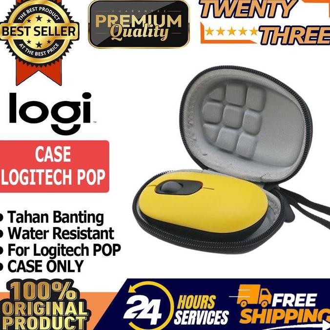 Promo Casing Hard Case Kotak Tas Penyimpanan Logi Logitech Pop Mouse / Pebble 2 M350 Slim Cover Hard